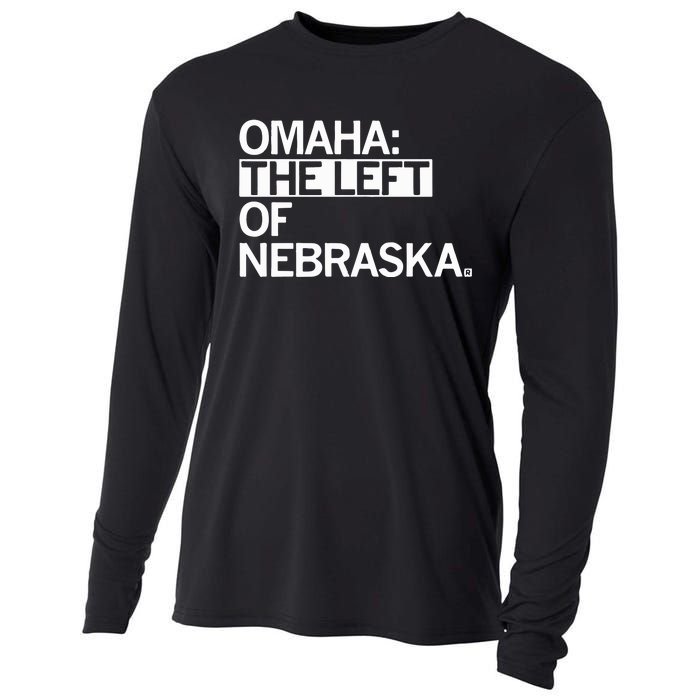 Omaha The Left Of Nebraska Cooling Performance Long Sleeve Crew