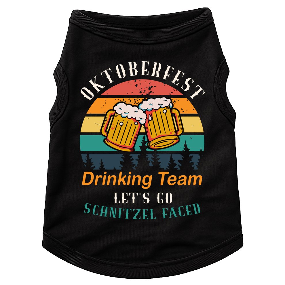 Oktoberfest Team Lets Get Schnitzel Faced Doggie Tank
