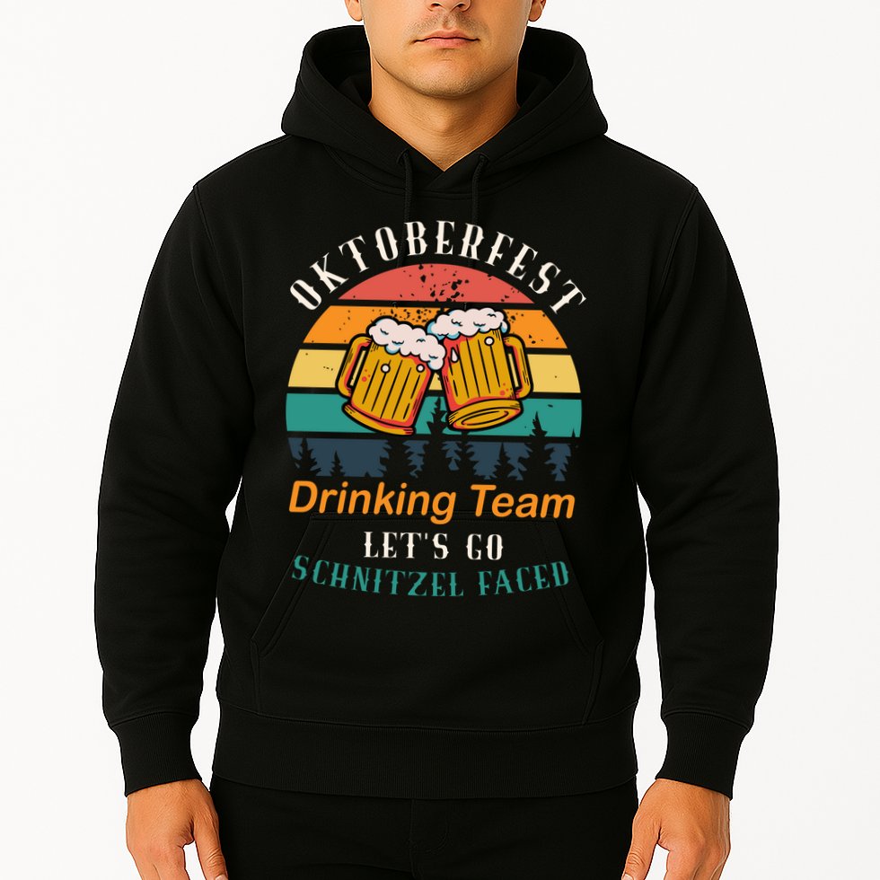 Oktoberfest Team Lets Get Schnitzel Faced Hoodie
