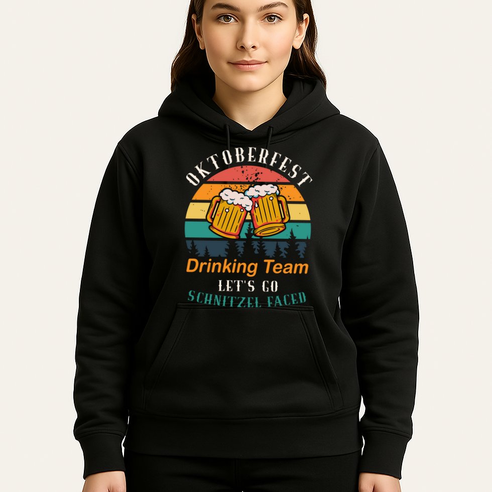 Oktoberfest Team Lets Get Schnitzel Faced Hoodie