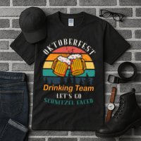Oktoberfest Team Lets Get Schnitzel Faced Tall T-Shirt