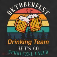Oktoberfest Team Lets Get Schnitzel Faced Beanie