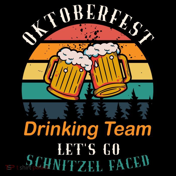 Oktoberfest Team Lets Get Schnitzel Faced Sustainable Beanie