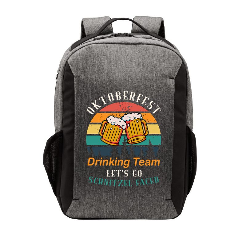 Oktoberfest Team Lets Get Schnitzel Faced Vector Backpack