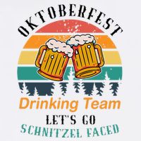 Oktoberfest Team Lets Get Schnitzel Faced Garment-Dyed Sweatshirt