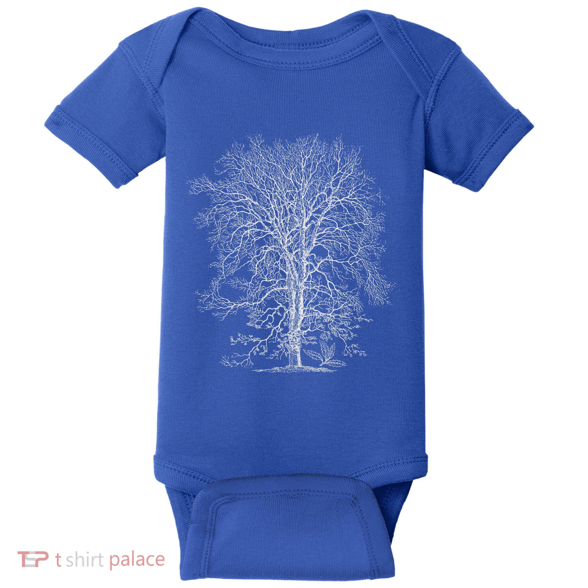 Oak Tree Lumberjacking Tree Natural Oak Tree Baby Bodysuit