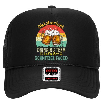 Oktoberfest Team Lets Get Schnitzel Faced German Trucker Hat