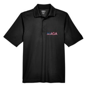 Original Trump Maga American Flag Maga America First Maga Men's Origin Performance Pique Polo