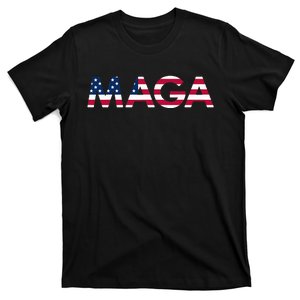 Original Trump Maga American Flag Maga America First Maga T-Shirt