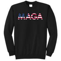 Original Trump Maga American Flag Maga America First Maga Tall Sweatshirt