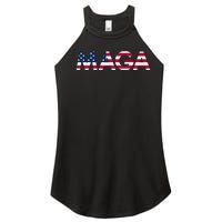 Original Trump Maga American Flag Maga America First Maga Women's Perfect Tri Rocker Tank