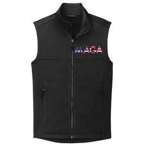 Original Trump Maga American Flag Maga America First Maga Collective Smooth Fleece Vest