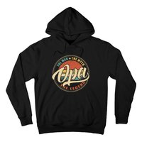 Opa The Man The Myth The Legend Vintage Retro Fathers Day Gift Hoodie