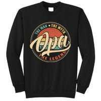 Opa The Man The Myth The Legend Vintage Retro Fathers Day Gift Sweatshirt