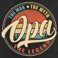 Opa The Man The Myth The Legend Vintage Retro Fathers Day Gift Beanie