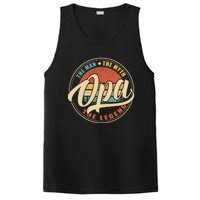 Opa The Man The Myth The Legend Vintage Retro Fathers Day Gift PosiCharge Competitor Tank