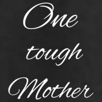 One Tough Mother Design Gift 7 Panel Mesh Trucker Snapback Hat
