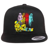 Odmno The Madness Of Missions 6 Flat Bill Trucker Hat