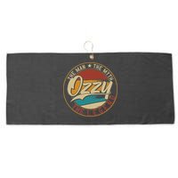 Ozzy The Man The Myth The Legend Large Microfiber Waffle Golf Towel