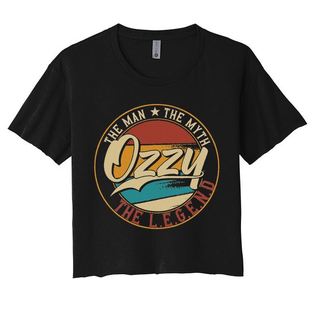 Ozzy The Man The Myth The Legend Crop Top