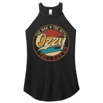Ozzy The Man The Myth The Legend Women's Perfect Tri Rocker Tank