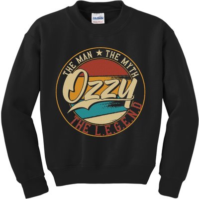 Ozzy The Man The Myth The Legend Kids Sweatshirt