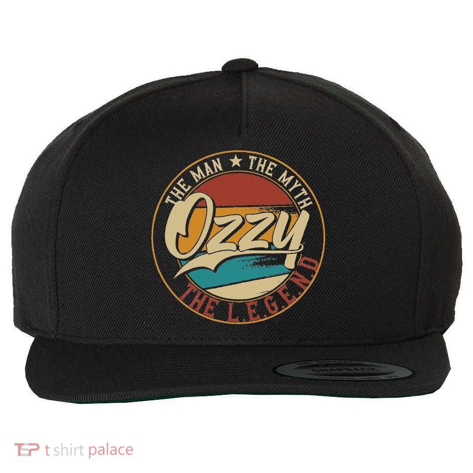 Ozzy The Man The Myth The Legend Wool Snapback Cap