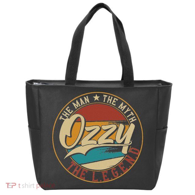 Ozzy The Man The Myth The Legend Zip Tote Bag
