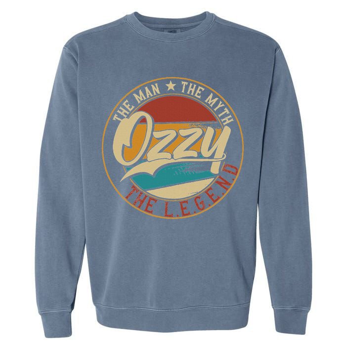 Ozzy The Man The Myth The Legend Garment-Dyed Sweatshirt