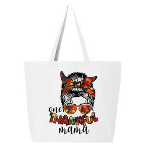 One Thankful Mama Fall Hair Bun 25L Jumbo Tote