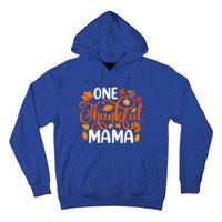 One Thankful Mama Funny Fall Autumn Thanksgiving Cool Gift Hoodie