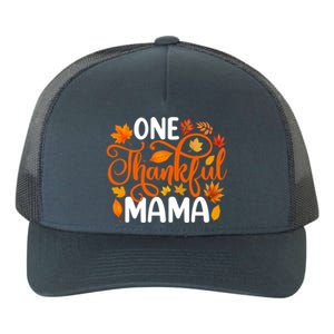 One Thankful Mama Funny Fall Autumn Thanksgiving Cool Gift Yupoong Adult 5-Panel Trucker Hat