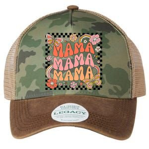 One Thankful Mama Leopard Fall Cute Thanksgiving Legacy Tie Dye Trucker Hat