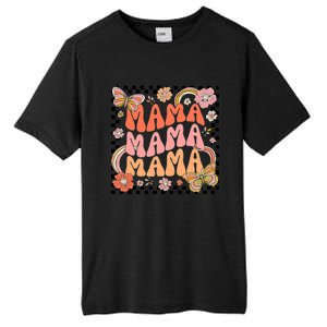 One Thankful Mama Leopard Fall Cute Thanksgiving Tall Fusion ChromaSoft Performance T-Shirt