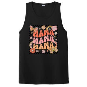 One Thankful Mama Leopard Fall Cute Thanksgiving PosiCharge Competitor Tank