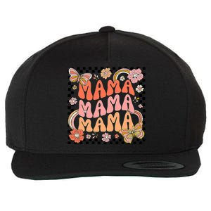 One Thankful Mama Leopard Fall Cute Thanksgiving Wool Snapback Cap