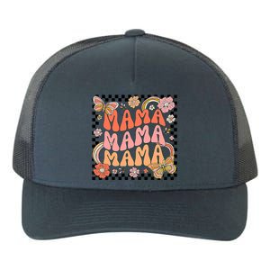 One Thankful Mama Leopard Fall Cute Thanksgiving Yupoong Adult 5-Panel Trucker Hat