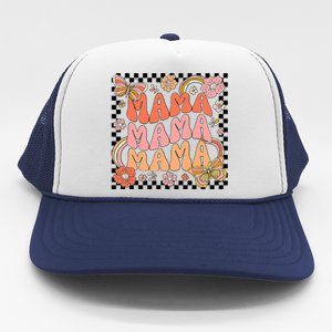 One Thankful Mama Leopard Fall Cute Thanksgiving Trucker Hat