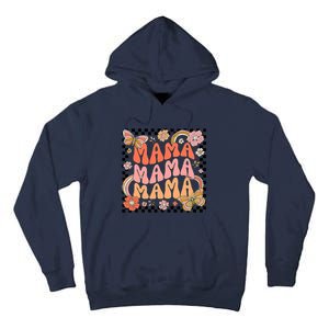 One Thankful Mama Leopard Fall Cute Thanksgiving Tall Hoodie