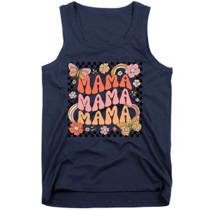 One Thankful Mama Leopard Fall Cute Thanksgiving Tank Top