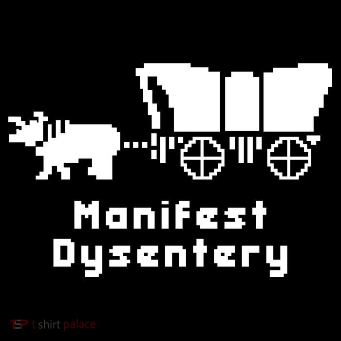 Oregon Trail Manifest Dysentery 16 in Basic Backpack