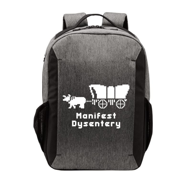 Oregon Trail Manifest Dysentery Vector Backpack