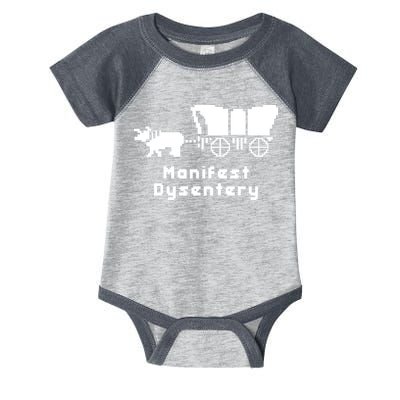 Oregon Trail Manifest Dysentery Infant Baby Jersey Bodysuit