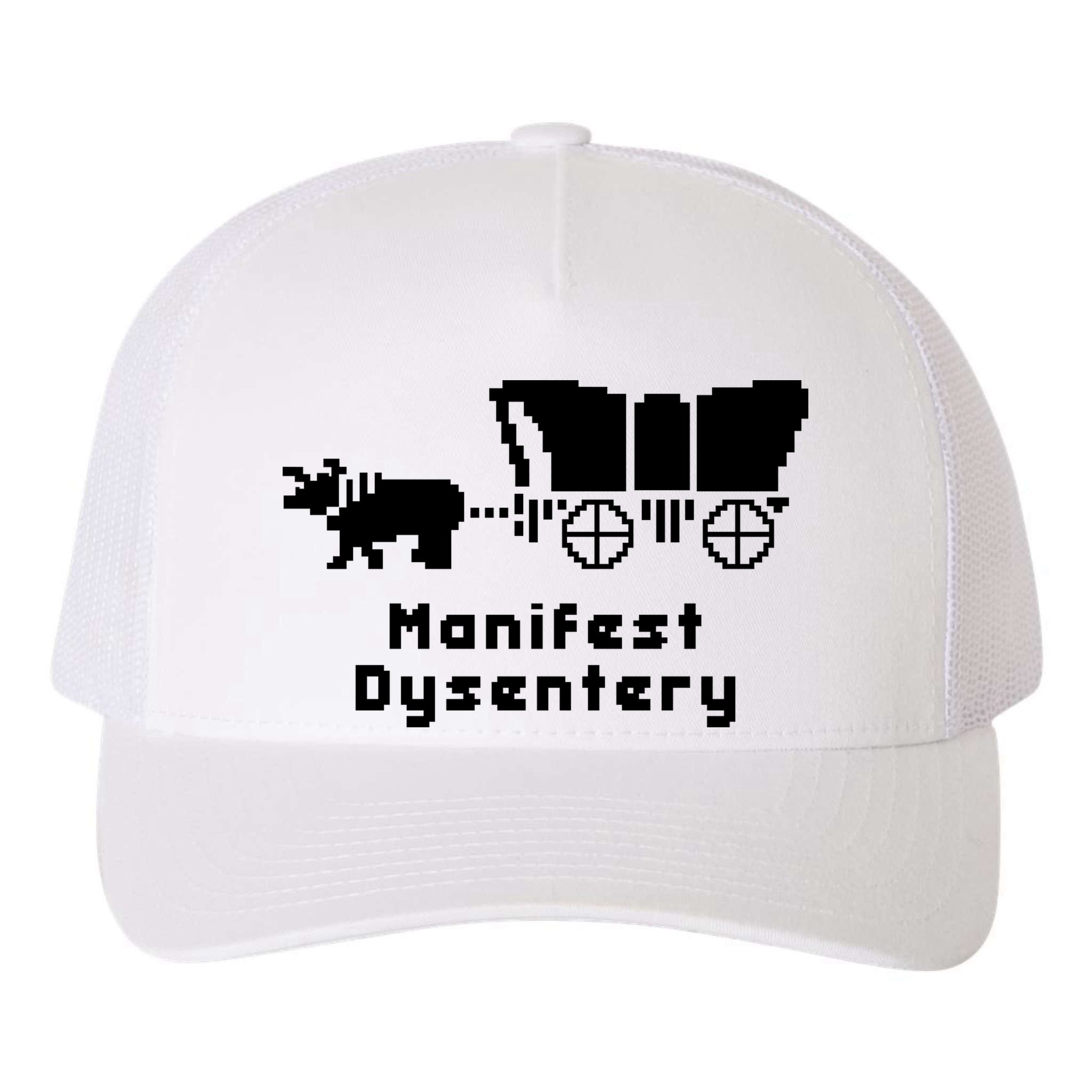 Oregon Trail Manifest Dysentery Yupoong Adult 5-Panel Trucker Hat