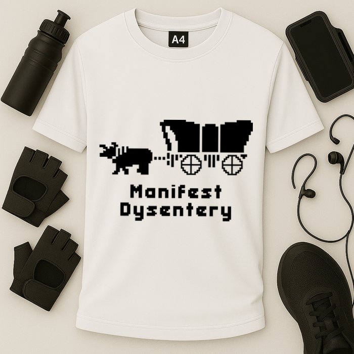 Oregon Trail Manifest Dysentery Cooling Performance Crew T-Shirt