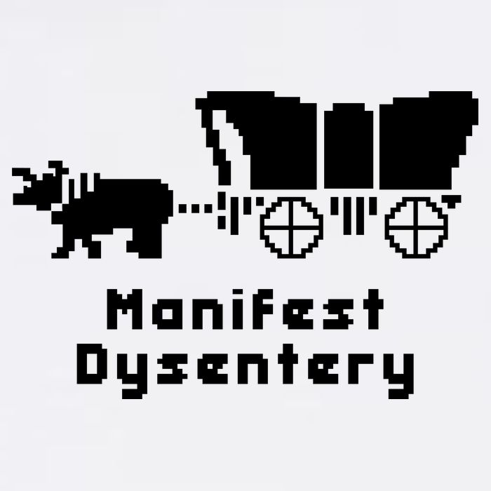 Oregon Trail Manifest Dysentery Cooling Performance Crew T-Shirt