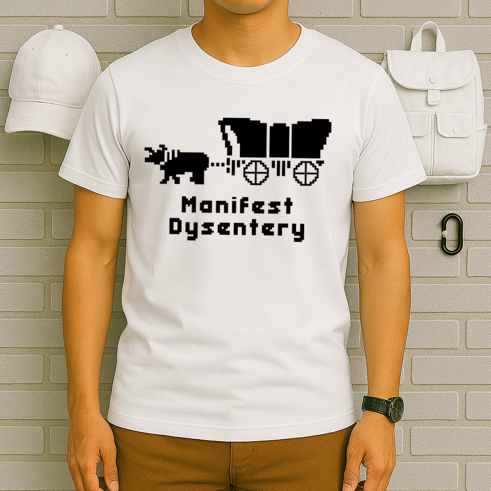 Oregon Trail Manifest Dysentery T-Shirt