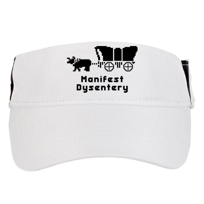 Oregon Trail Manifest Dysentery Adult Drive Performance Visor