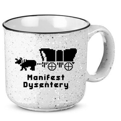Oregon Trail Manifest Dysentery 15oz Campfire Ceramic Mug