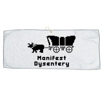Oregon Trail Manifest Dysentery Large Microfiber Waffle Golf Towel